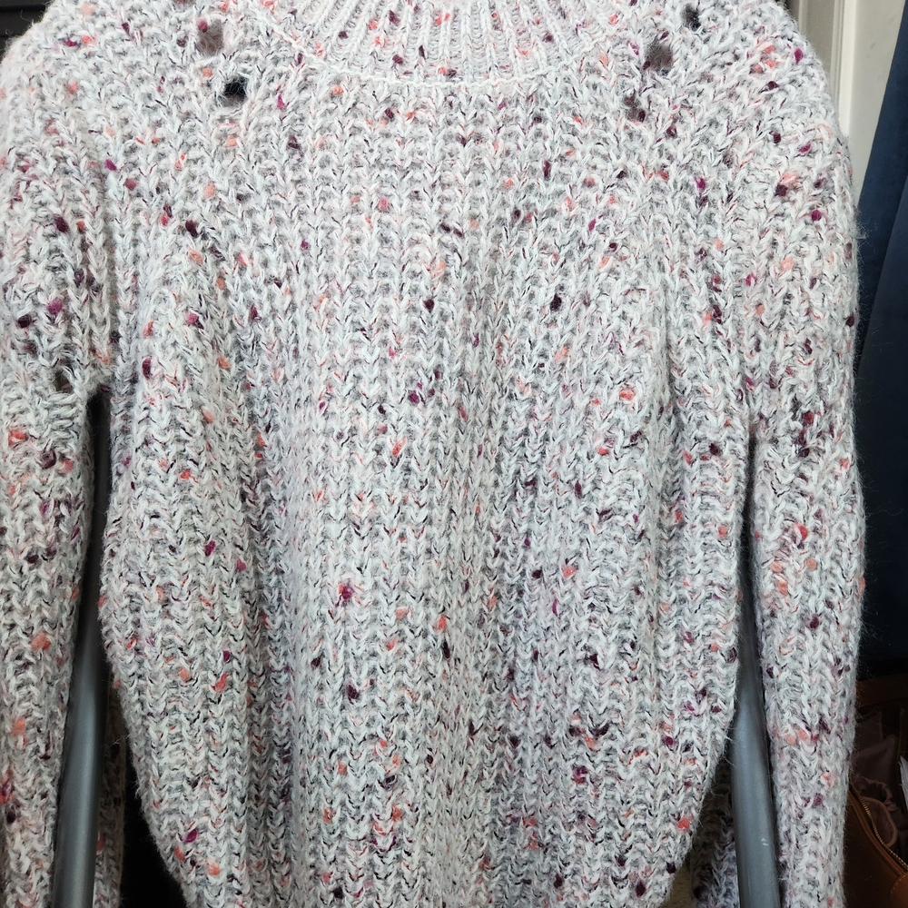 Heartloom Multicolor Speckled Knit Sweater